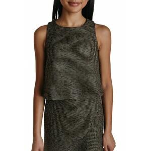 NEW LAROQUE june top in black/gold